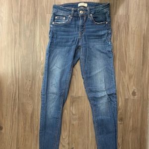 Zara Woman medium wash skinny jean